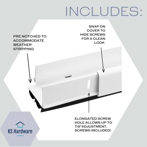 Adjustable Double Bubble Door Sweep