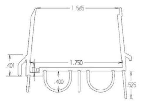 Adjustable Double Bubble Door Sweep