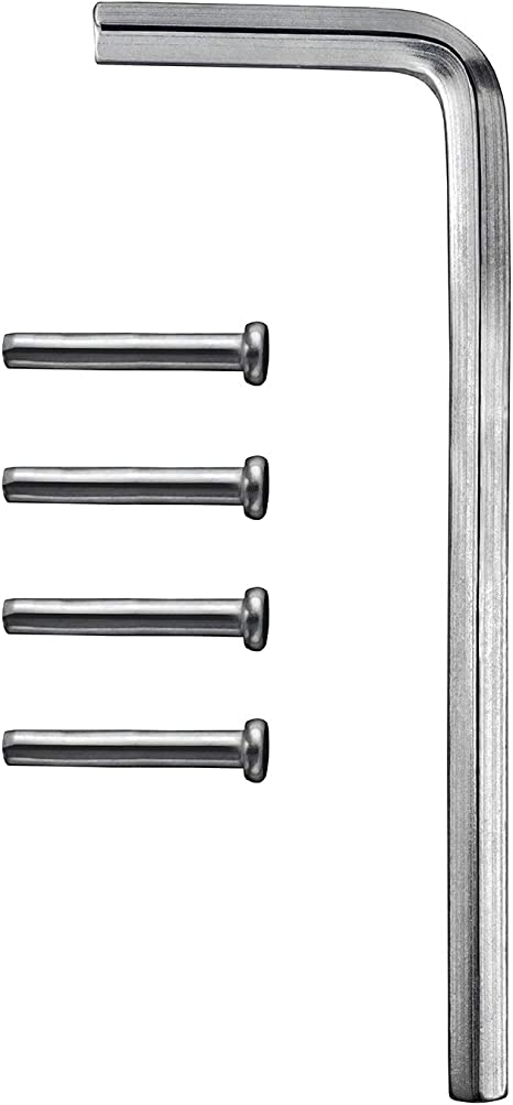 Spring Hinge Tension Pin Pack, Includes Door Hex Wrench